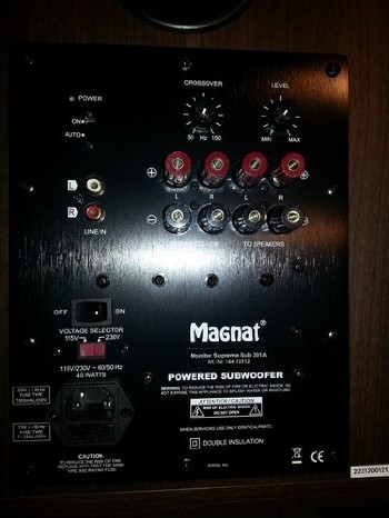  Magnat Monitor Supreme Sub 202A mocca:  3