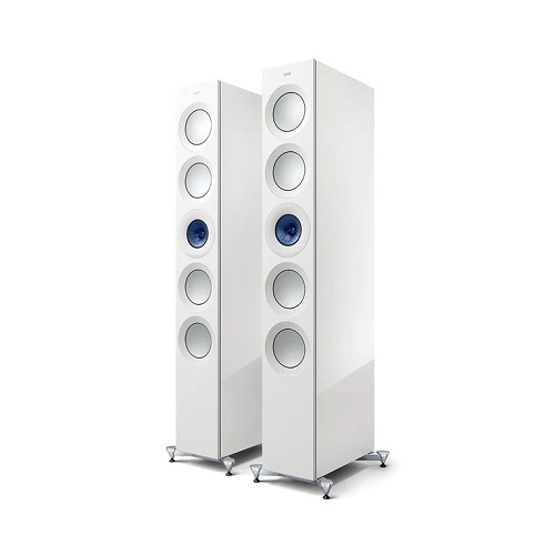 KEF Reference 5 Meta High-Gloss White/Blue