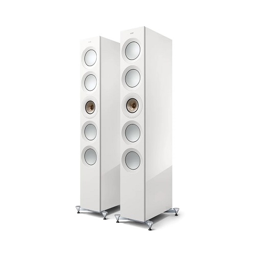 KEF Reference 5 Meta High-Gloss White/Champagne