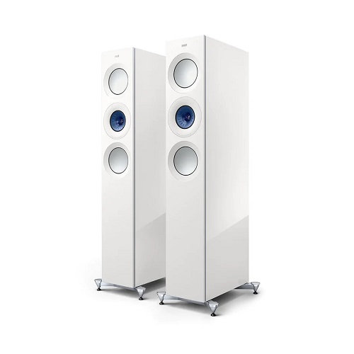 KEF Reference 3 Meta High-Gloss White/Blue