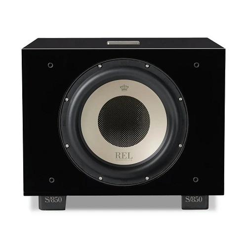 REL S850 Piano Black Lacquer