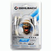    Oehlbach 3901 Silver Express Master Set 2x1,00m:  3