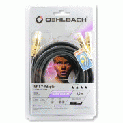   Oehlbach 20577 NF 1 Y-adaptor Cinch-2Cinch 7,00m black:  2
