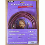   Oehlbach 205710 NF 1 Y-Adapter Cinch-2Cinch 10m black:  3