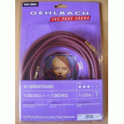   Oehlbach 20538 NF Subwoofercable cinch/cinch 8,00m:  2