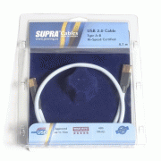  USB Supra USB 2.0 A-B BLUE 0.7M:  3