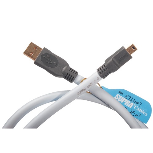  USB Supra USB 2.0 A-MINI B BLUE 3M (Supra)
