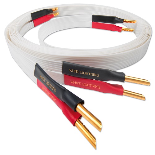    Nordost White lightning 3 ,2x2.5m is terminated with low-mass Z plugs (Nordost)