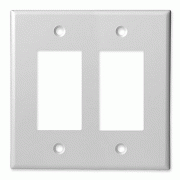 Мультирум SCP 200D-2G-WT DOUBLE GANG FACEPLATE-DECORATOR - WHITE