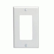   SCP 206D-WT 6 PORT DECORATOR STYLE WALL PLATE INSERT - WHITE:  2