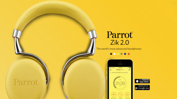  Parrot Zik 2.0 by Starck Yellow:  2