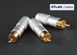  Atlas RCA Plug 8.5 mm Cross Hatch Design ()