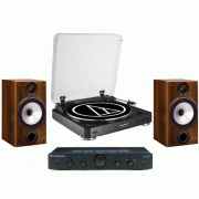    Audio-Technica AT-LP60 Bluetooth +  Topaz AM5 + MONITOR AUDIO Monitor Reference 2 Walnut
