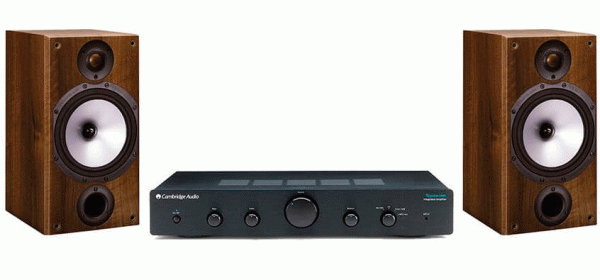    Cambridge Audio Topaz AM5 + MONITOR AUDIO Monitor Reference 2 Walnut (Monitor Audio)